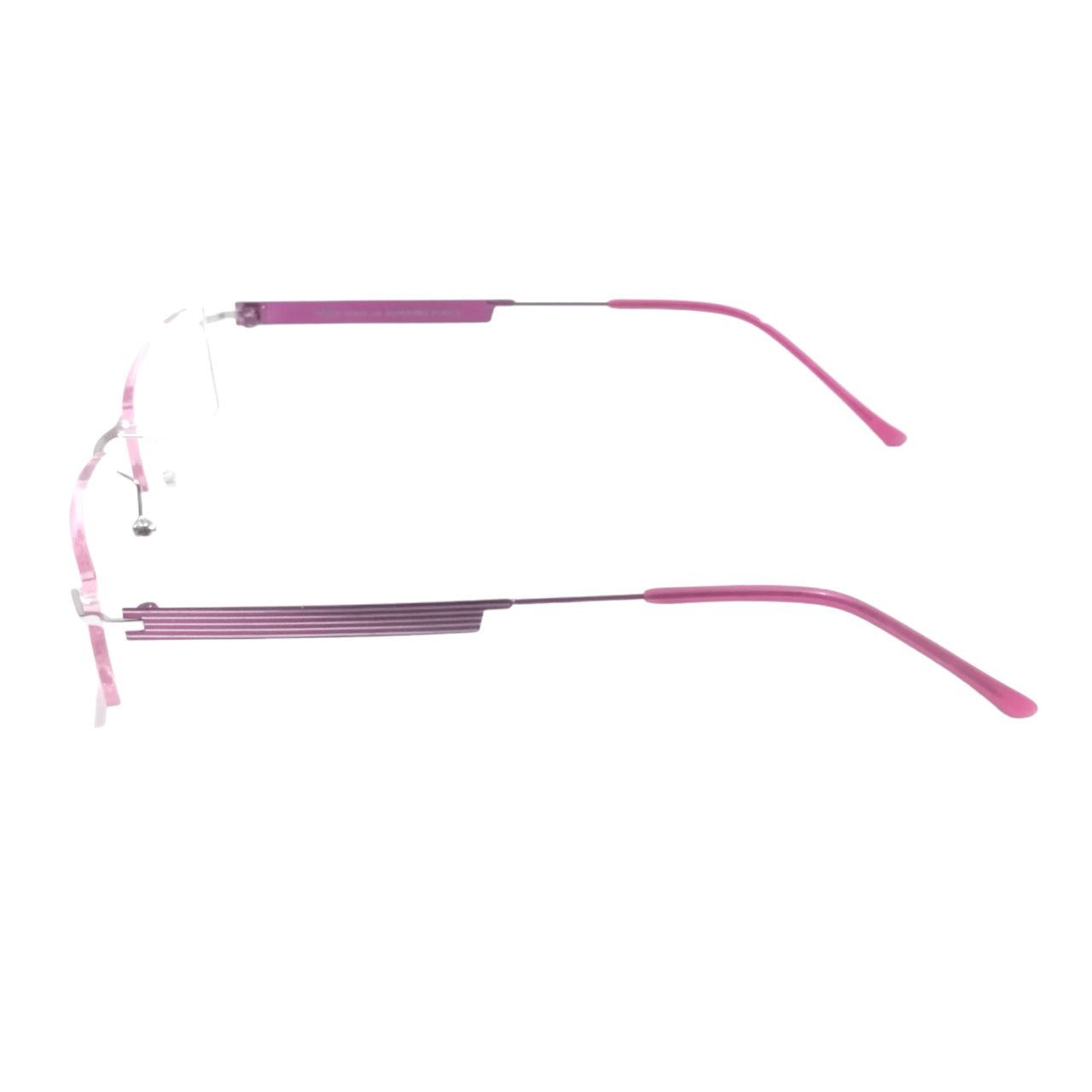 Purple Rimless Blue Light Blocker Computer Glasses 6057PR