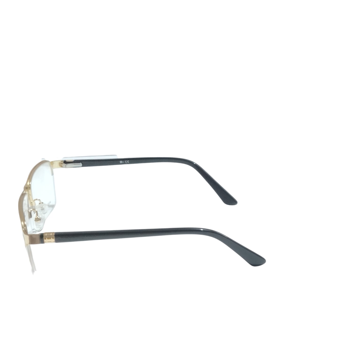 Luxury Executive Rectangle Gold Supra Half Frame Glasses