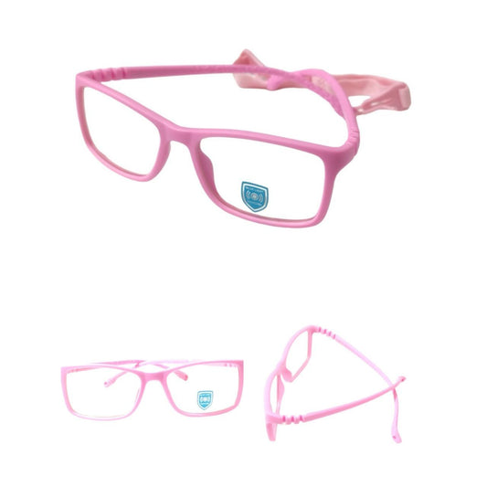 Pink Unbreakable Kids Flexible Glasses Age 4 to 7 Years