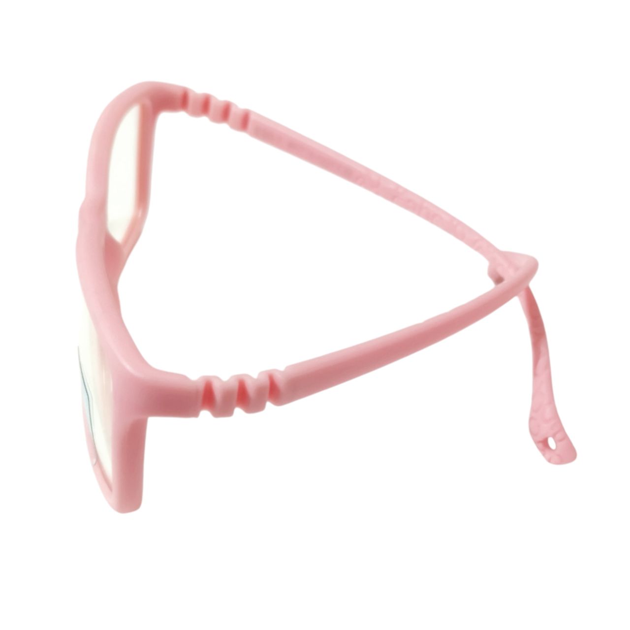 Light Pink Unbreakable Kids Flexible Rectangle Glasses Age 4 to 7 Years