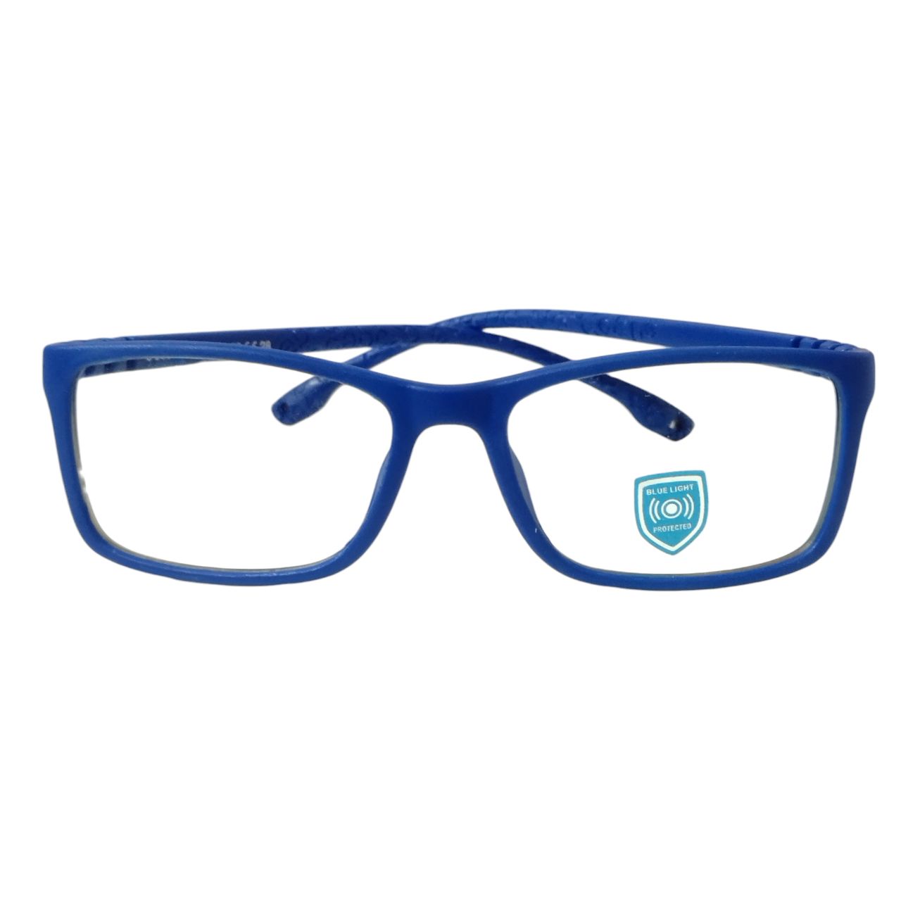 Royal Blue Unbreakable Kids Flexible Rectangle Glasses Age 4 to 7 Years