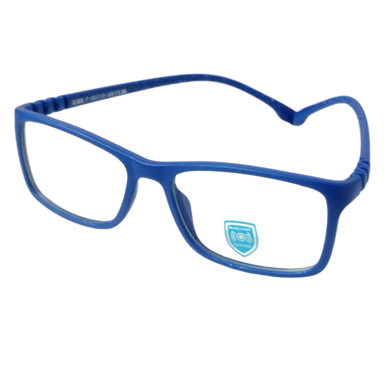 Royal Blue Unbreakable Kids Flexible Rectangle Glasses Age 4 to 7 Years