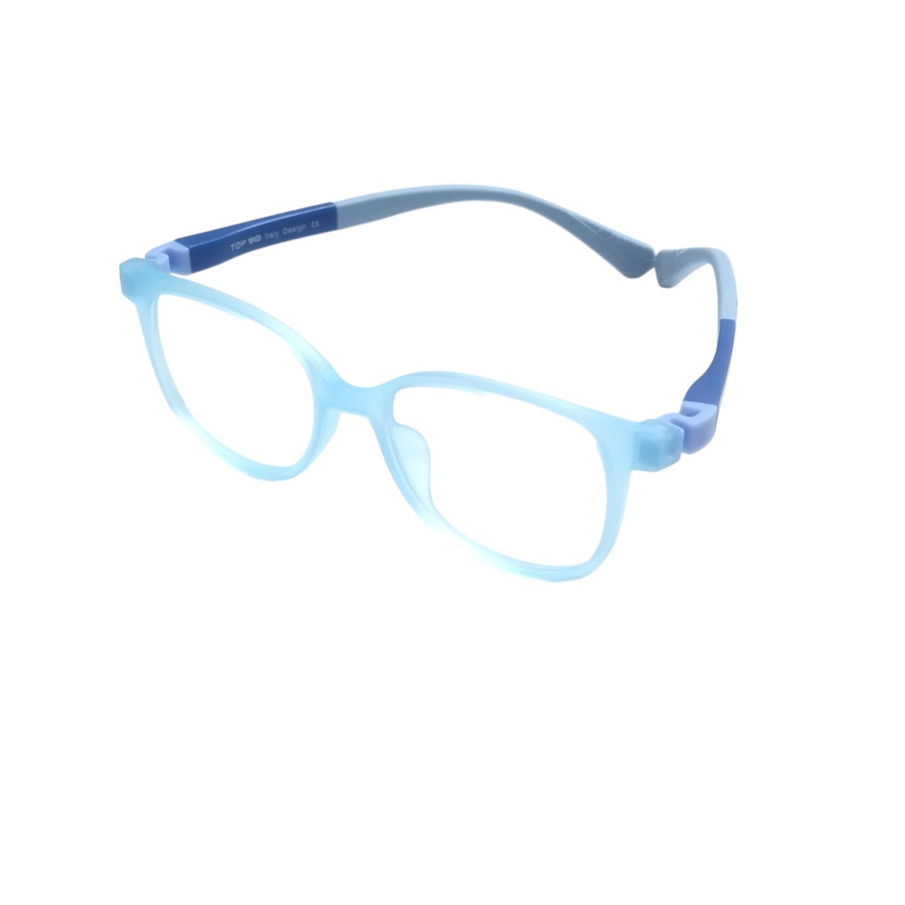 Blue Square Glasses for Kids 6-10 Years