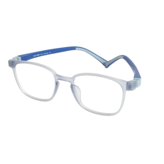 D Blue Square Glasses for Kids 8-12 Years