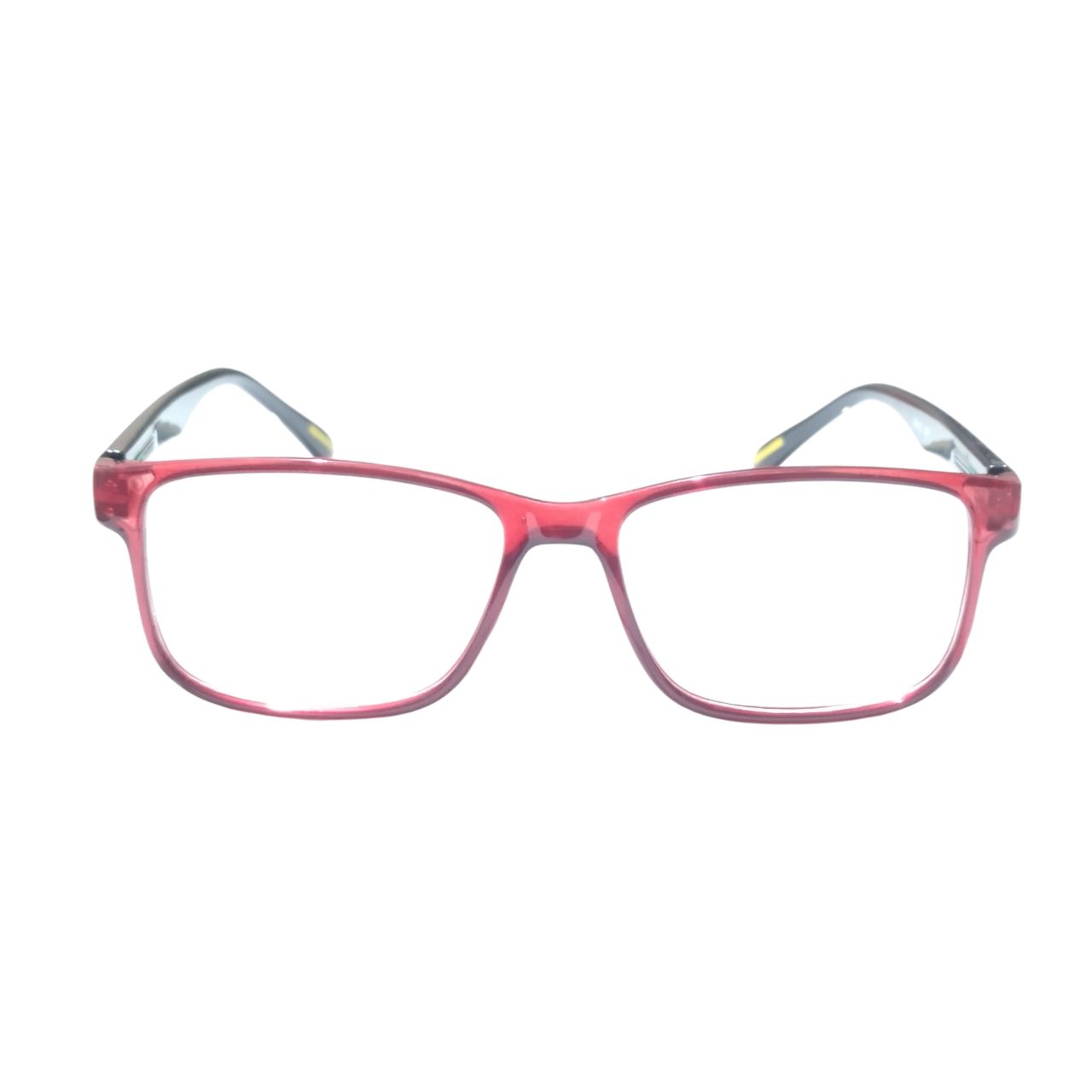 Red Rectangle Full Frame Glasses