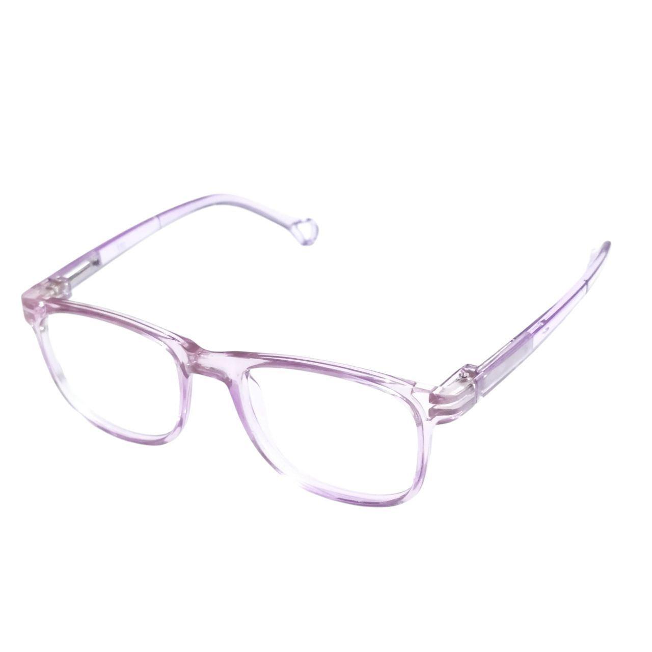 Transparent Purple Kids Spectacle Frames for 4-7 Years Old