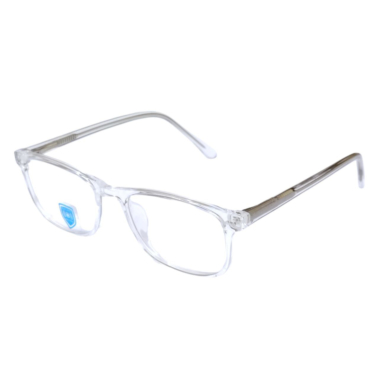 Luxury Clear Transparent Glasses Rectangle Full Frame Blue Light Filter eyewear M17