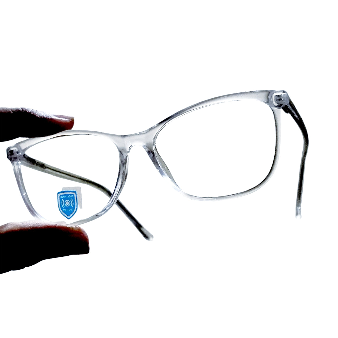 Luxury Cat Eye Full Frame Blue Light Filter Glasses Clear Transparent Glasses M15