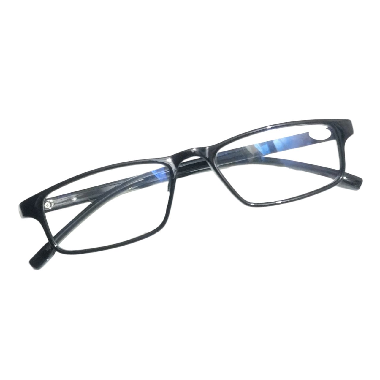 Black Rectangle Anti Glare Reading Glasses