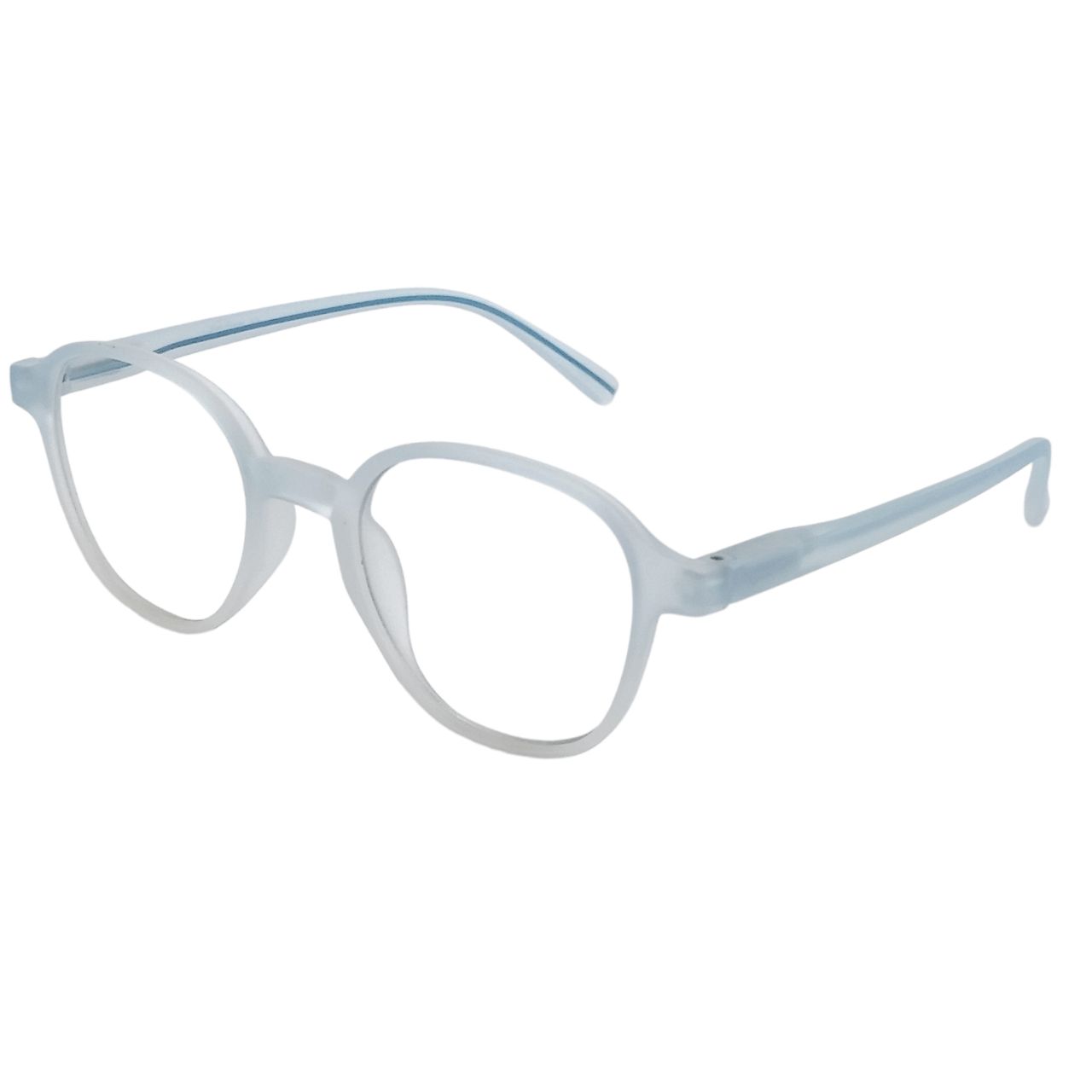 Geometric Round Transparent Anti Blue Light Glasses