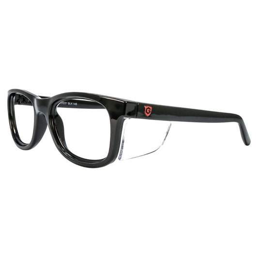 Black Safety Glasses with Side Shield z87.1 Ansi Standard