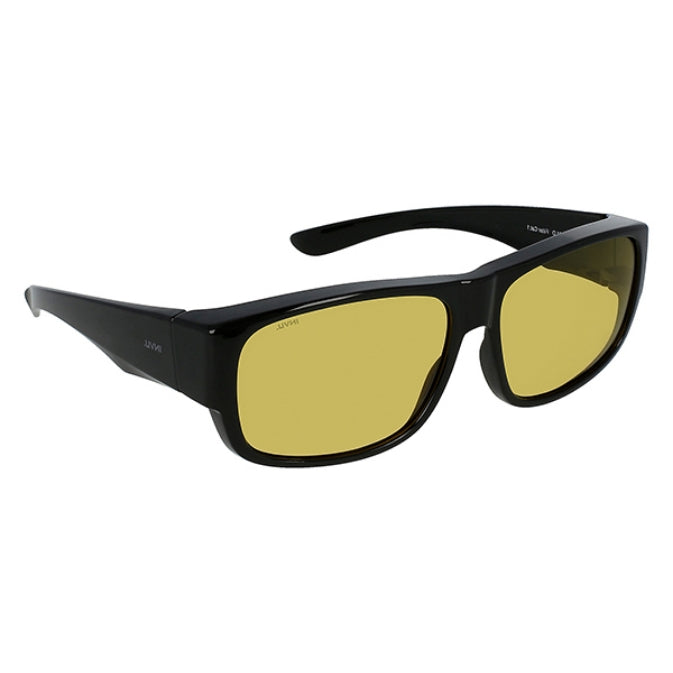 Unisex Yellow Polarized Fitover Sunglasses over the specs Frame glasses