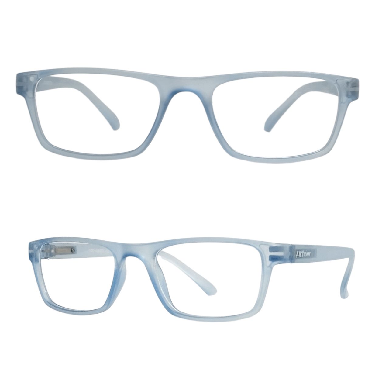 ARTView Mirage Series Transparent Rectangle Anti Blue Light Glasses For Teens and Young Adults