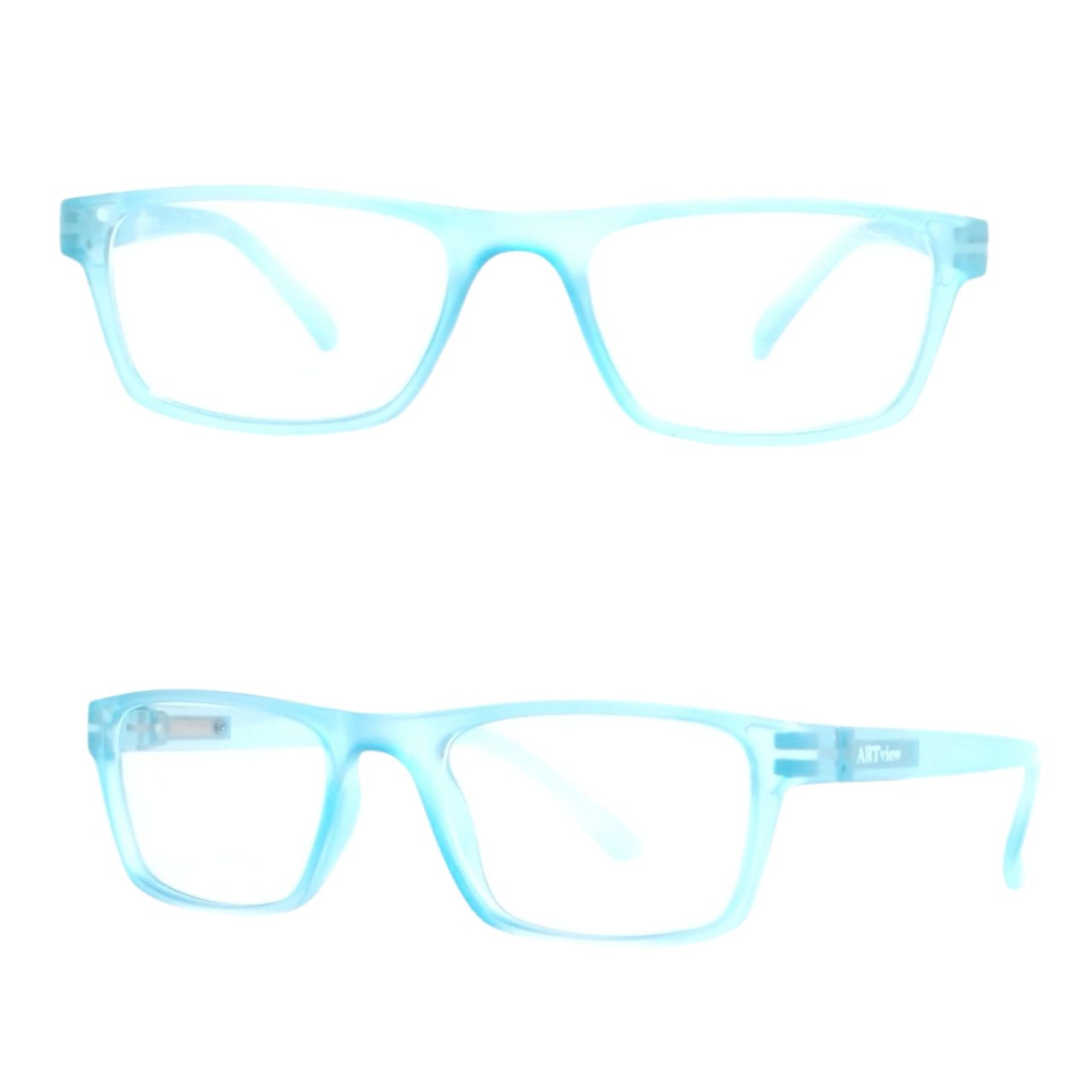 ARTView Mirage Series Transparent Rectangle Anti Blue Light Glasses For Teens and Young Adults