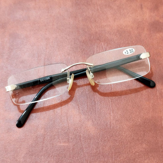 Black Rimless Reading glasses