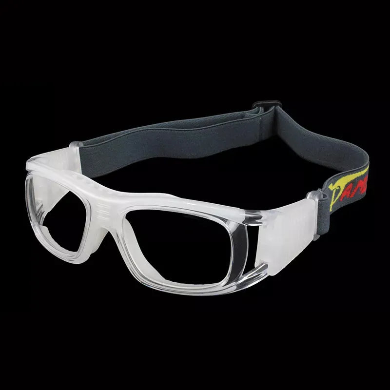 White Clear Football Soccer Prescription Sports Glasses For Adults