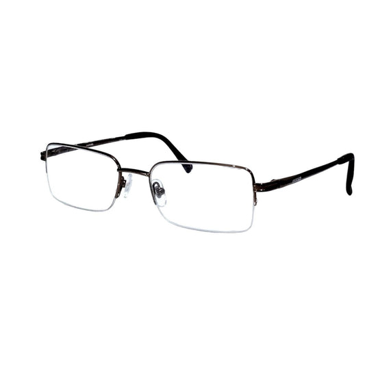 Luxury Brown Supra Half Frame Glasses OX211 | Ideal for Bifocal & Progressive Lenses