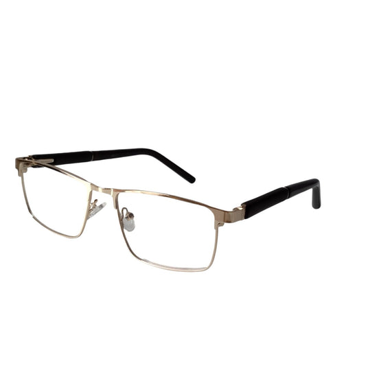 Premium Luxury Rectangle Gold Full Frame Glasses