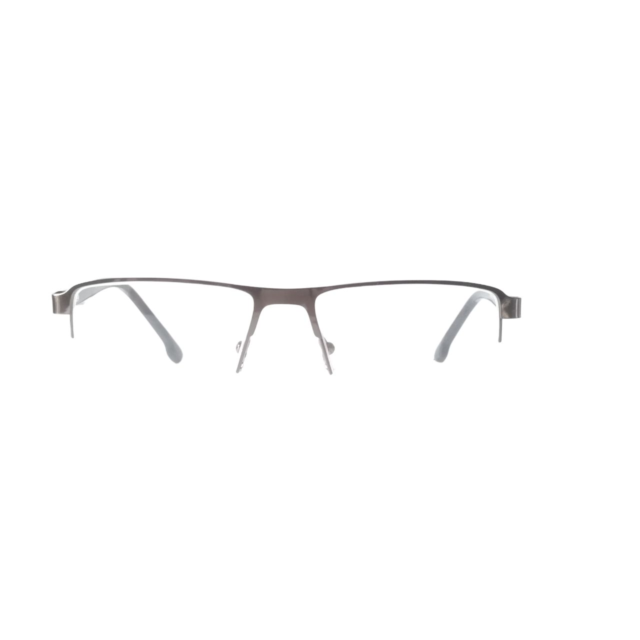 Luxury Executive Grey Square Half Frame Supra Glasses