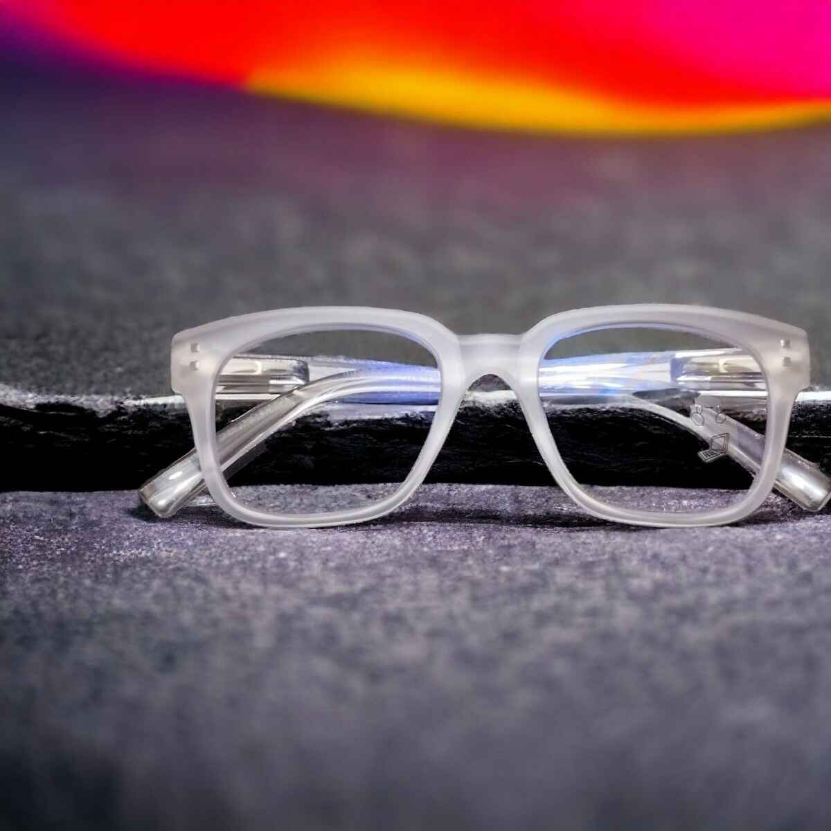 Matt White Square Progressive Multifocal Reading Glasses