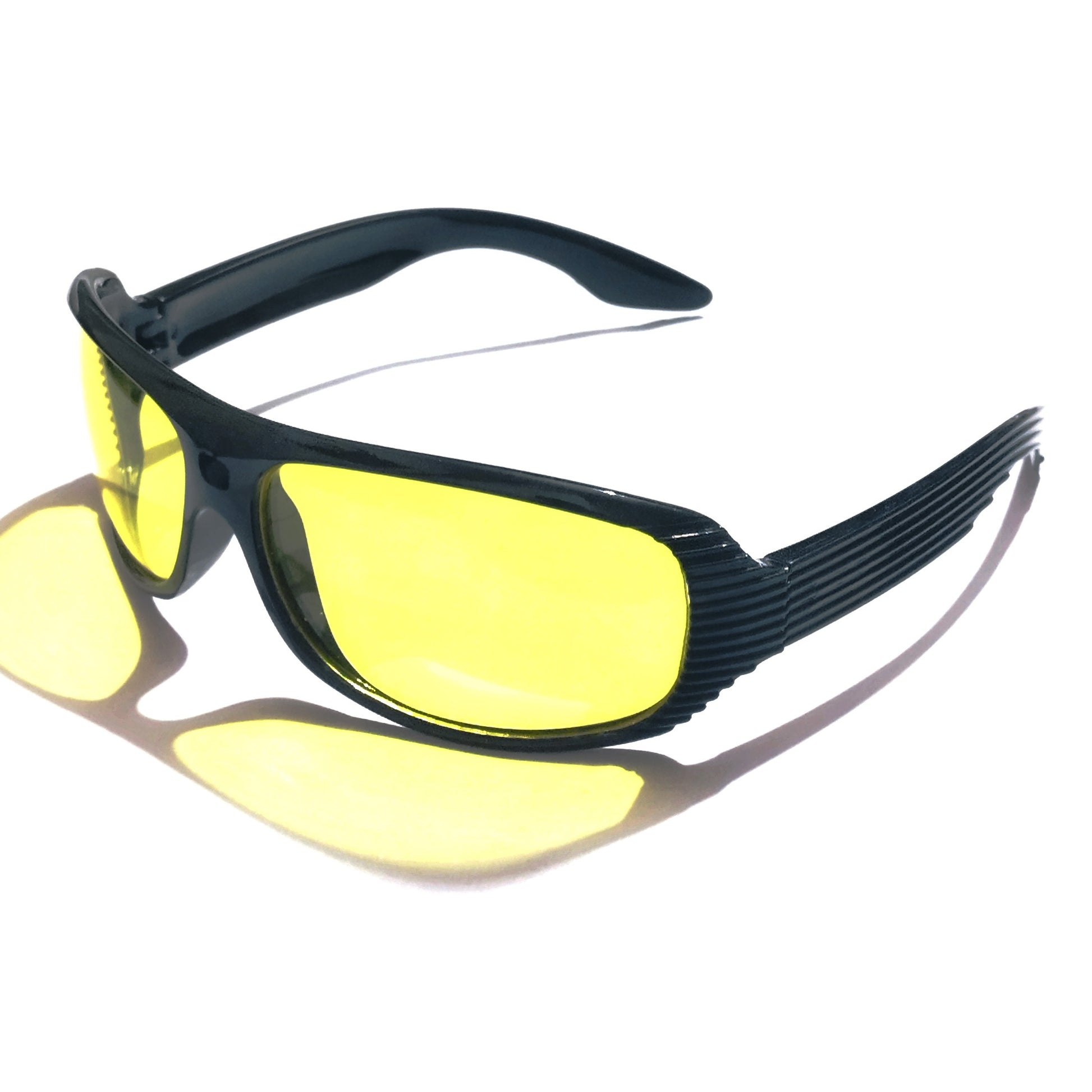 Yellow Night Vision Riding Glasses for Men Driving Sunglasses M12