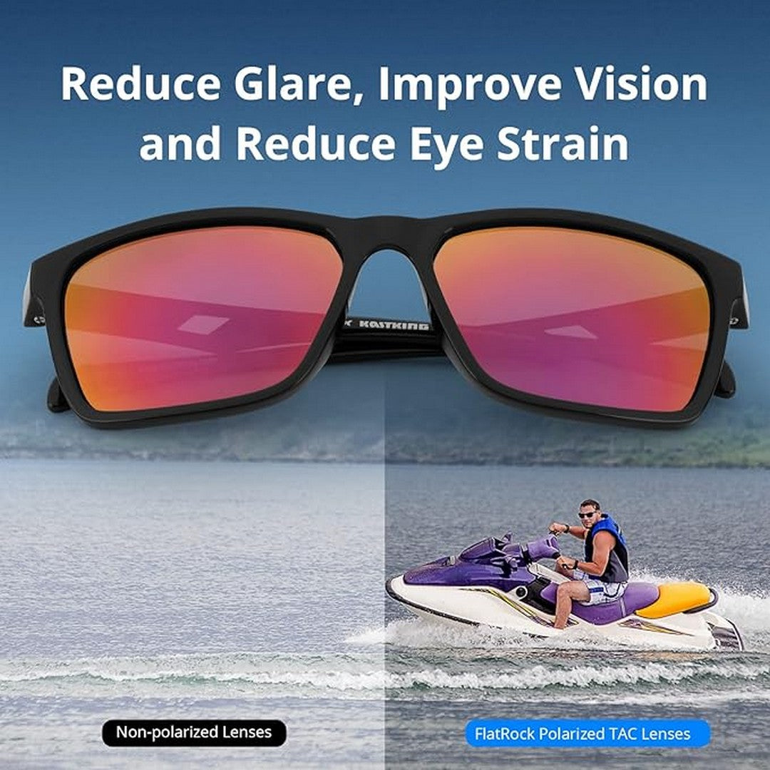 Oleophobic Purple Mirrored Polarized Sports Cricket Cycling Driving Running Sunglasses