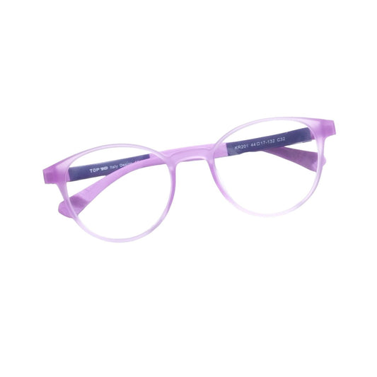 Purple Round Glasses for Kids 7- 12 years Old