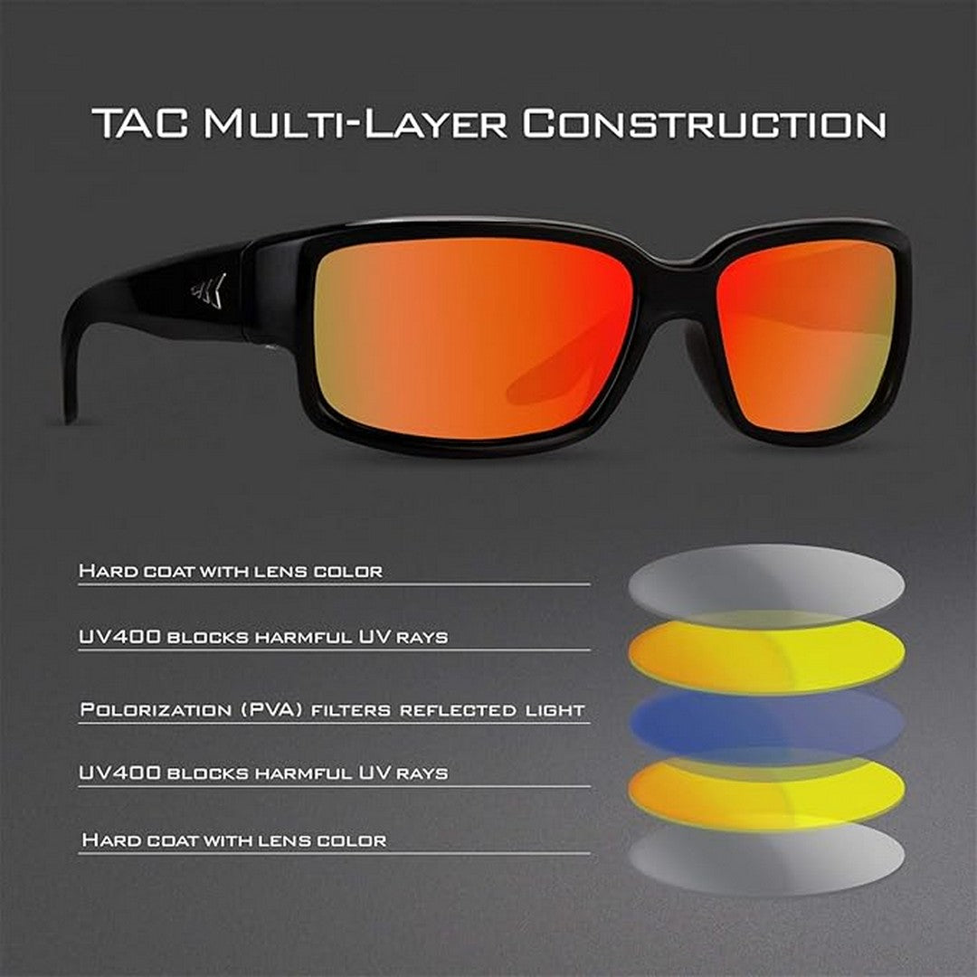 Mirrored Polarized Sports Sunglasses Ideal for Cricket Cycling Driving Running