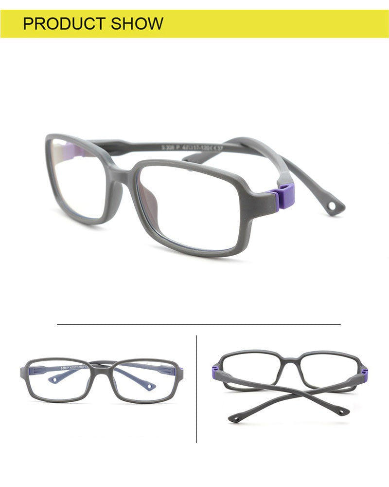 Unbreakable Kids Glasses S308 Grey