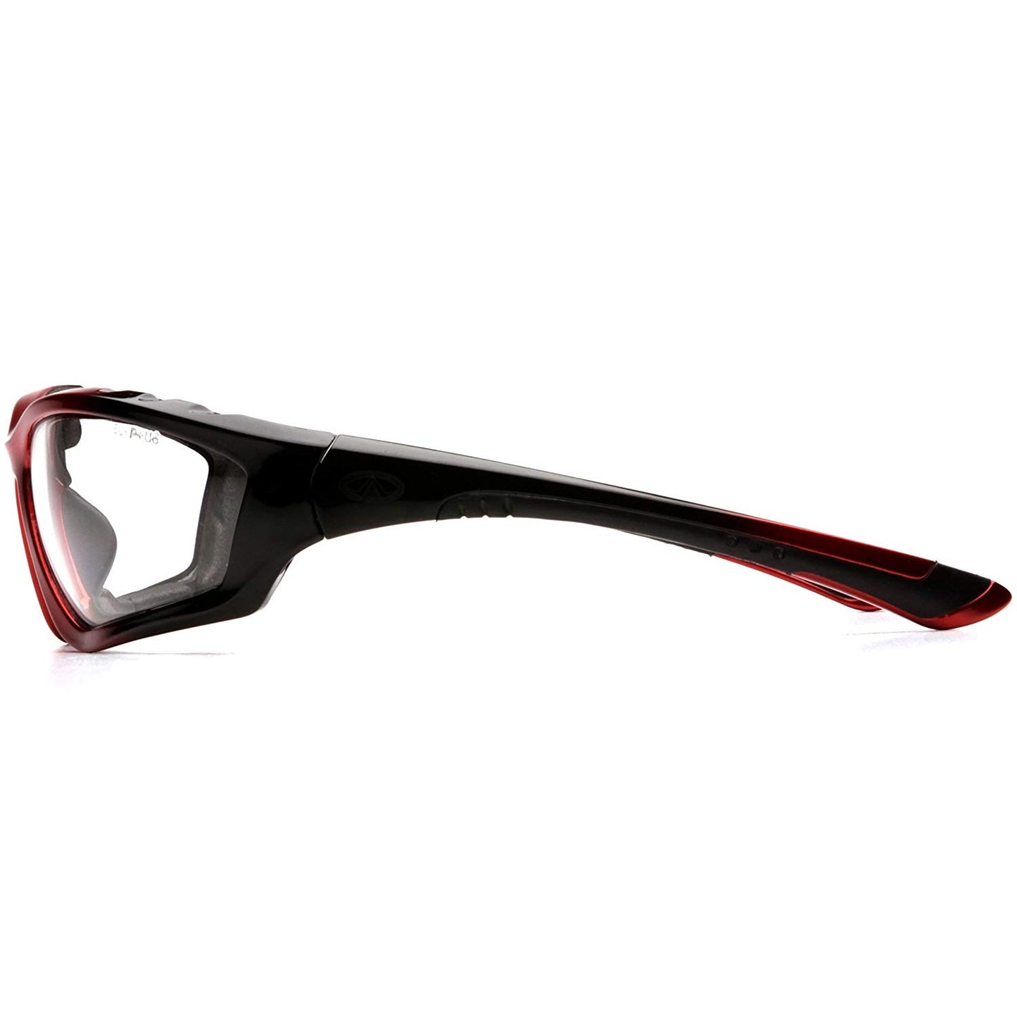 Pyramex SBR8710DTP Accurist Safety Glasses - Clear Lens Black/Red Frame