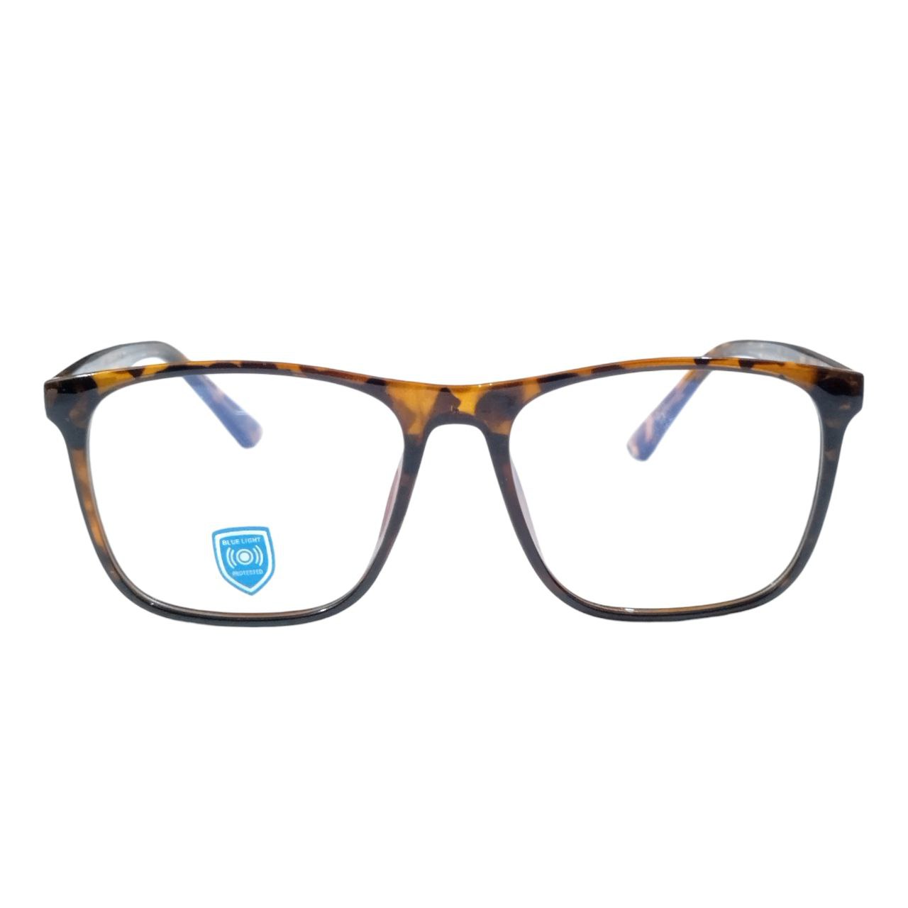 Square Full Frame Glasses with Blue Light Protection 