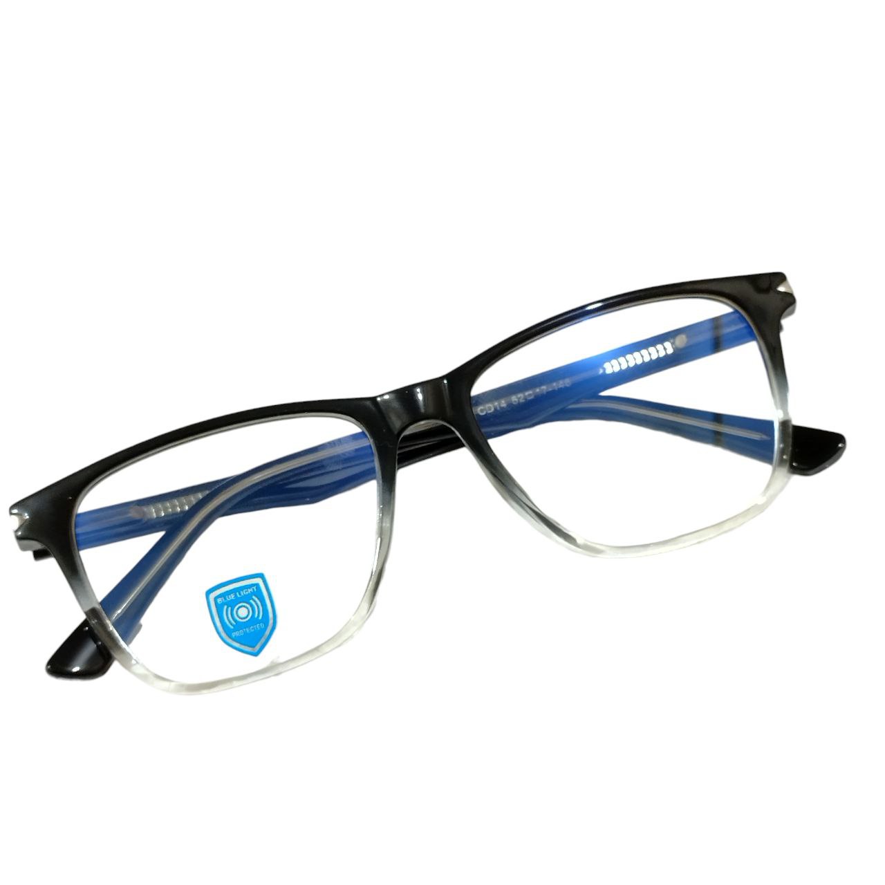 Black glasses with clear bottom online