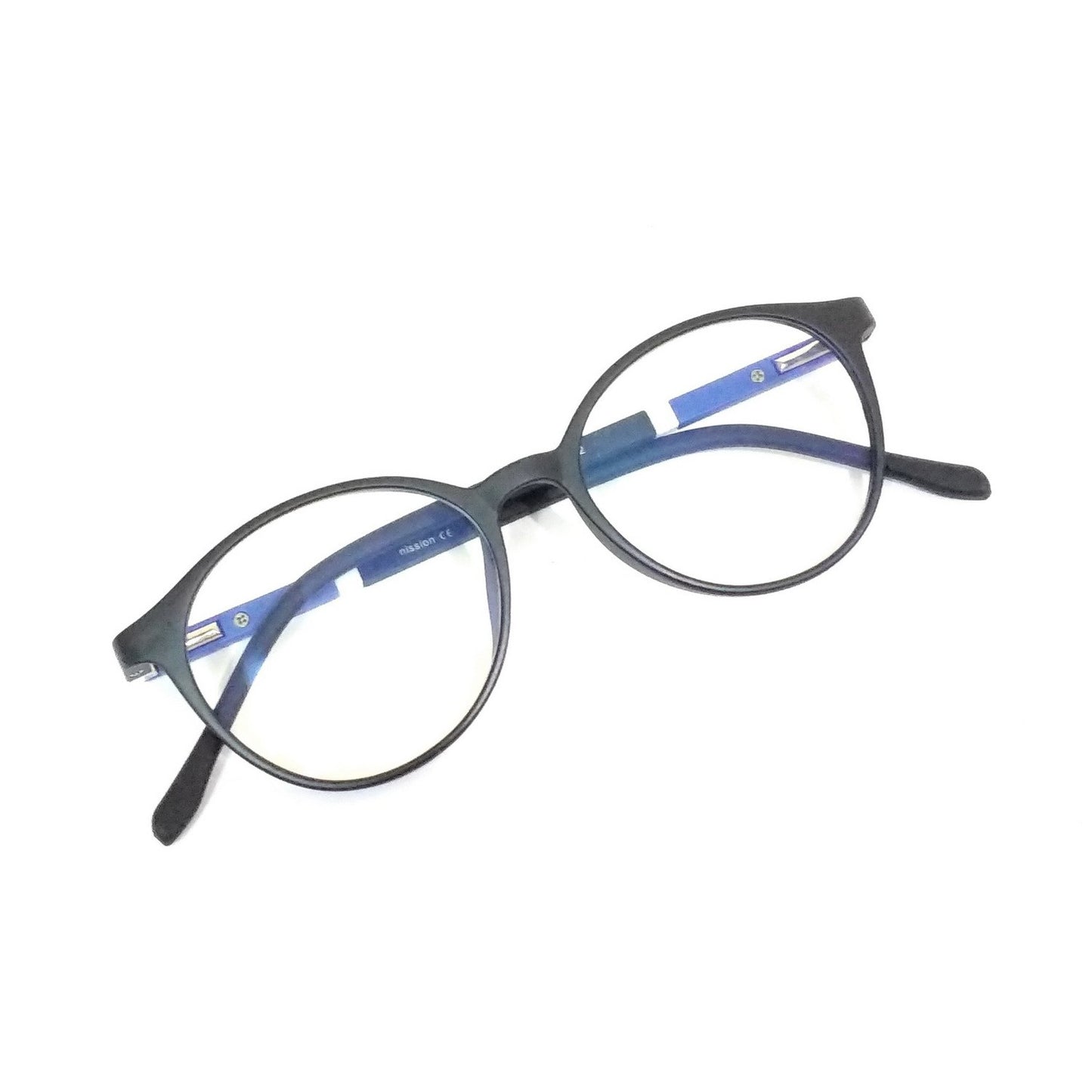 Round Computer Glasses Blue Light Glasses 66002 C3