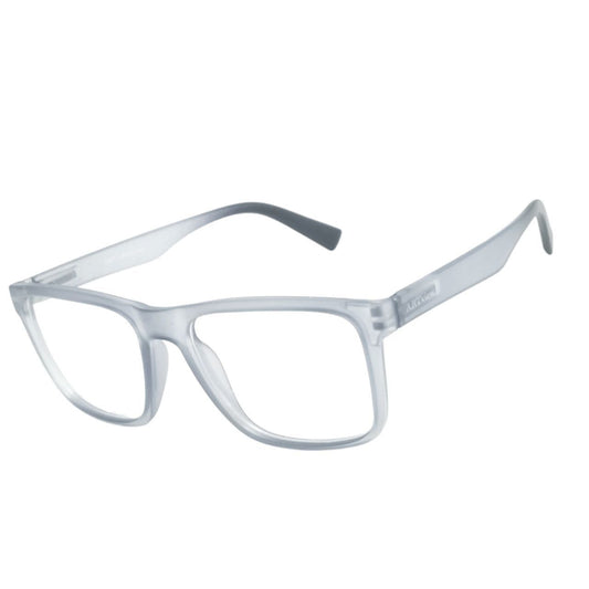 Translucent Grey Square Progressive Glasses