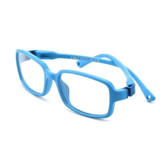 Unbreakable Kids Glasses S308 Blue