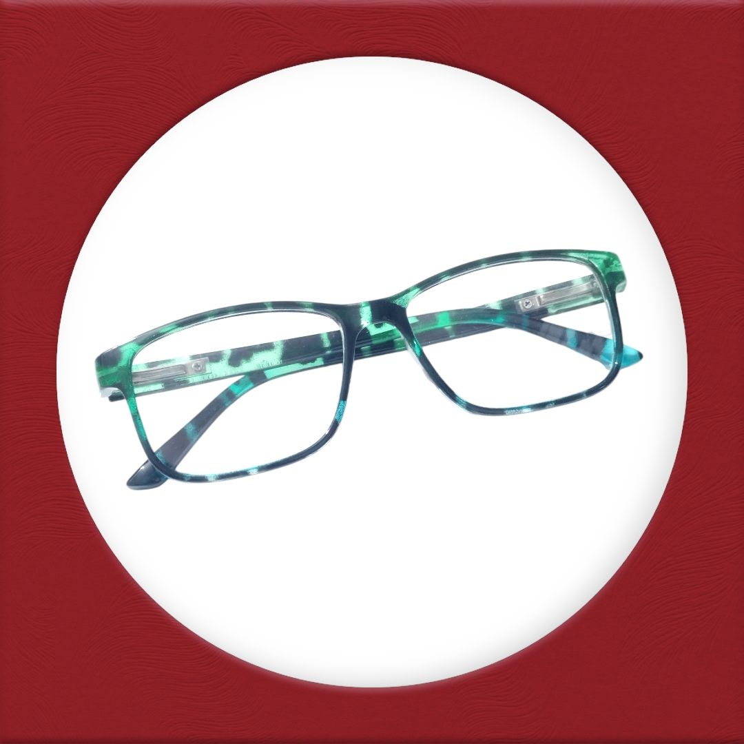 Vibrant Sea-Green Frame Multifocal Progressive Glasses