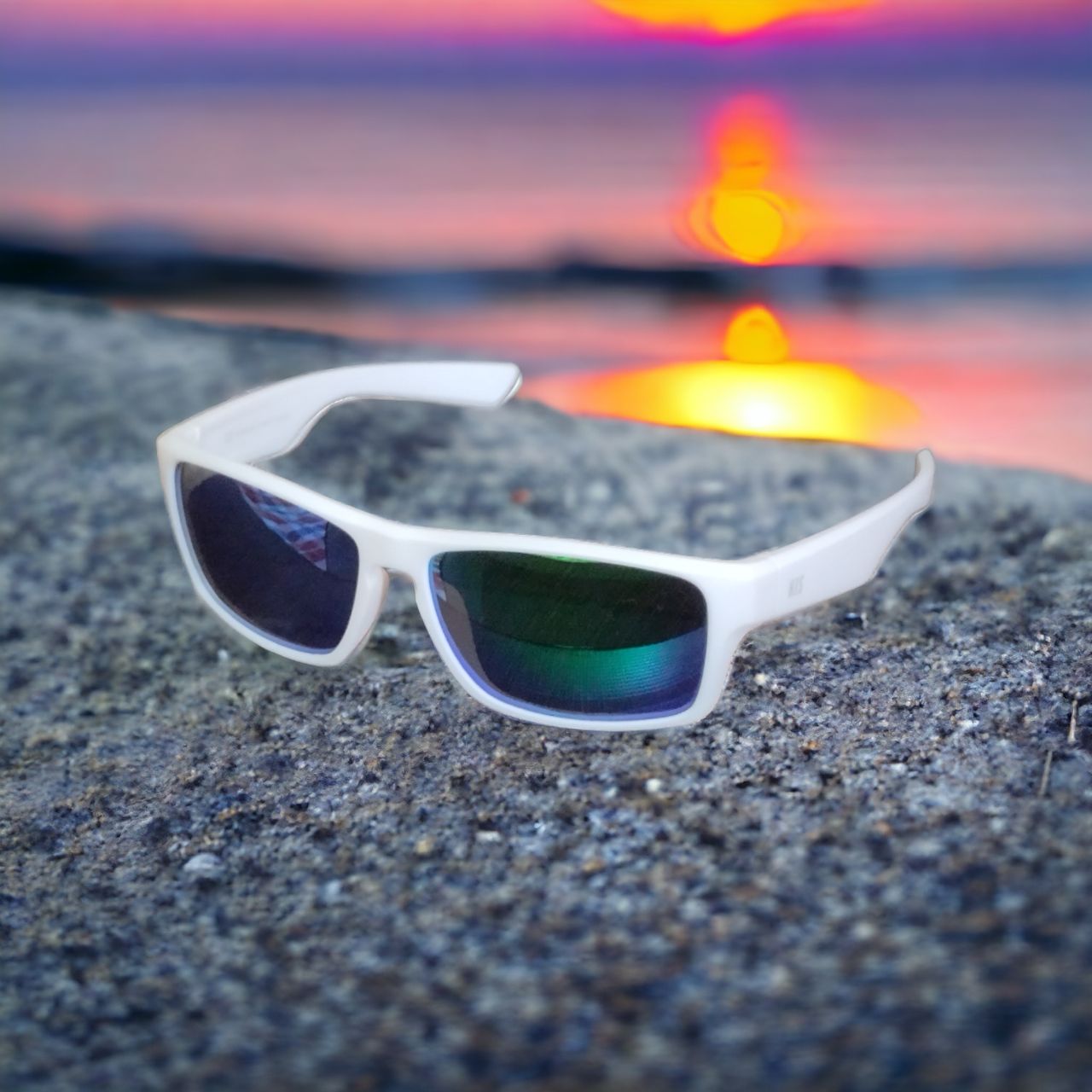 White Mirror Polarized Sunglasses