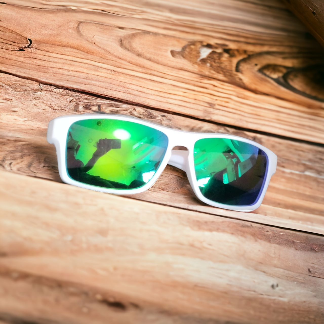 White Mirror Polarized Sunglasses