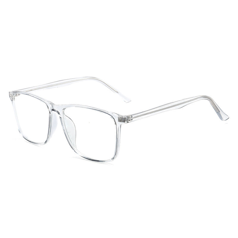 Transparent frame hotsell glasses men