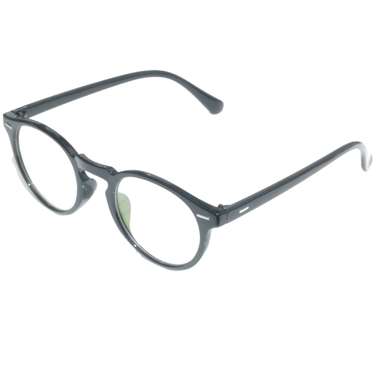 Black Round Computer Glasses with Anti Glare Coating 2288