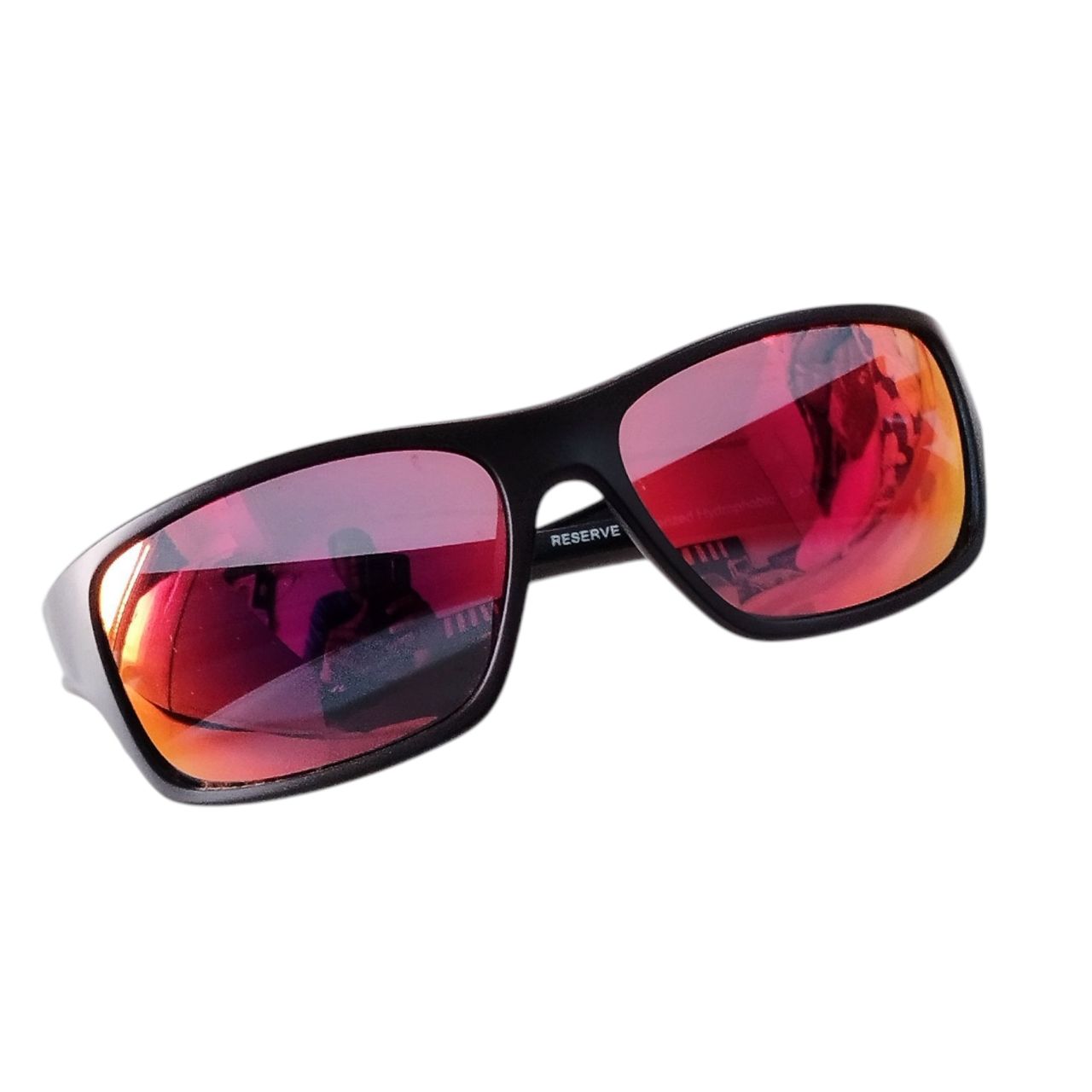 Red Mirror Polarized Sports Driving Sunglasses Hydrophobic Lens