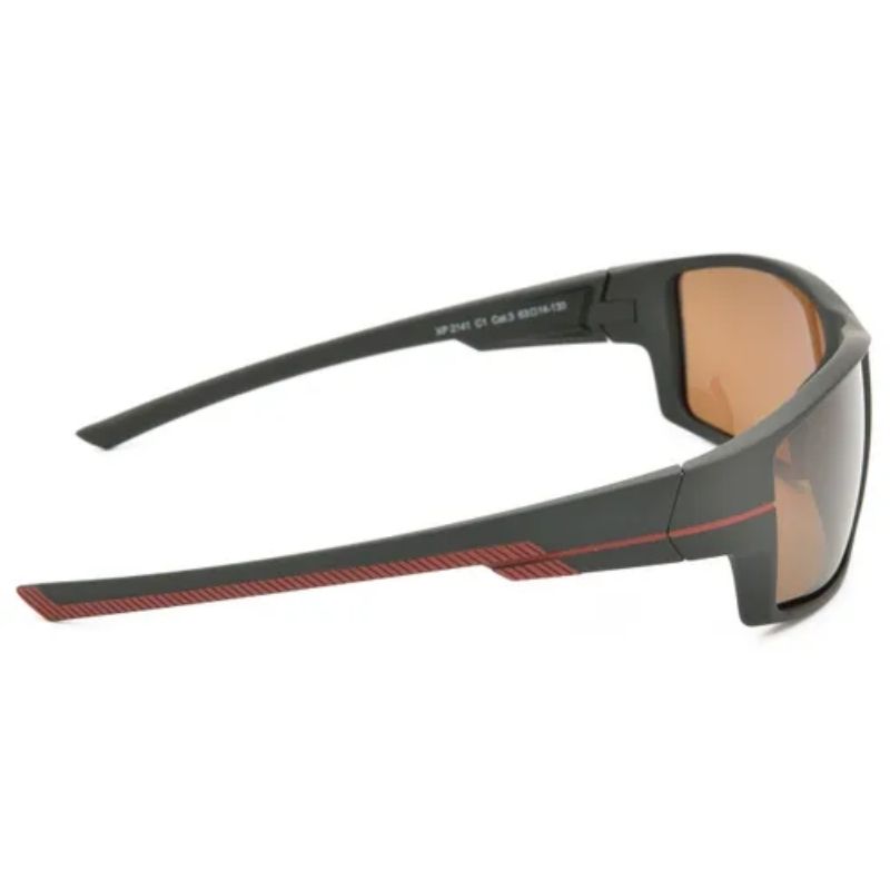 Black Frame Brown Polarized Sports Cricket Sunglasses