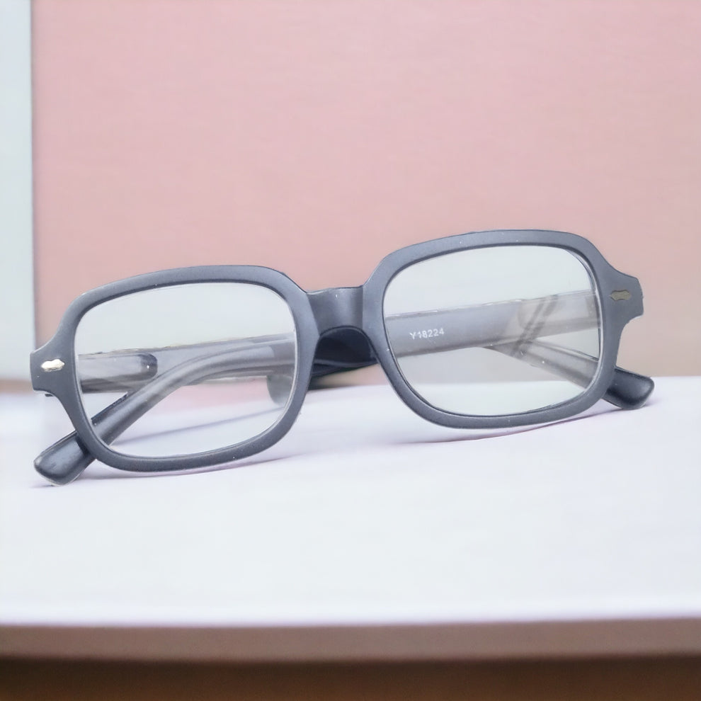 Black Frame Reading Glasses Power +1.00 Plus 1