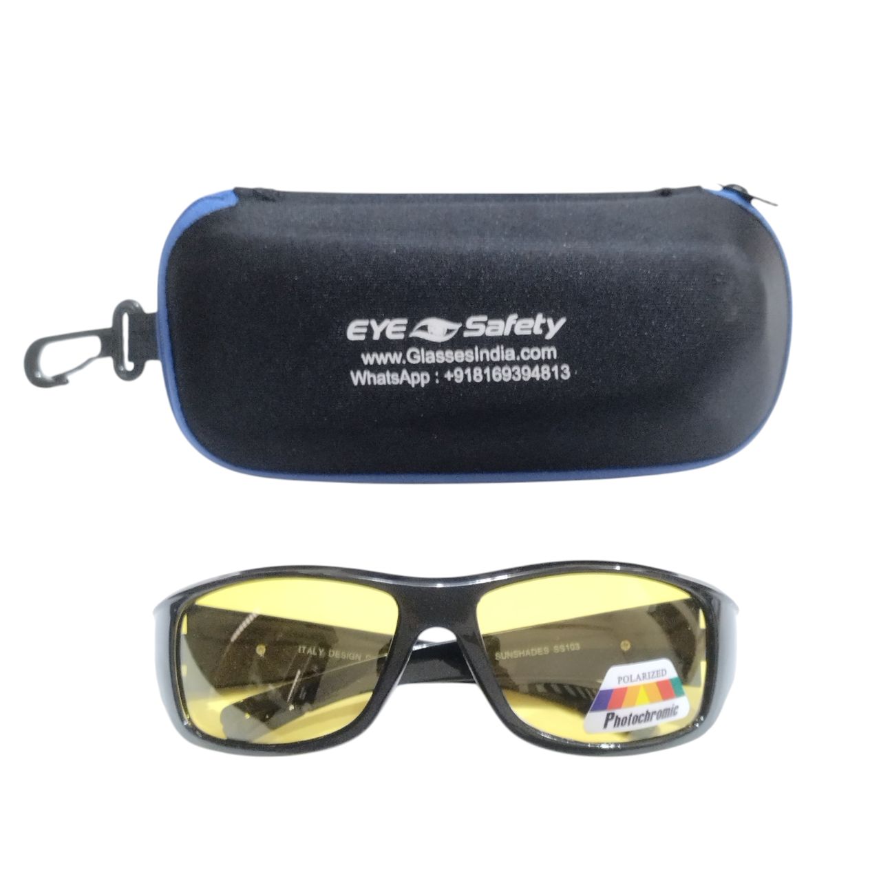 Night Vision Driving Sunglasses with Polarized Yellow Lenses