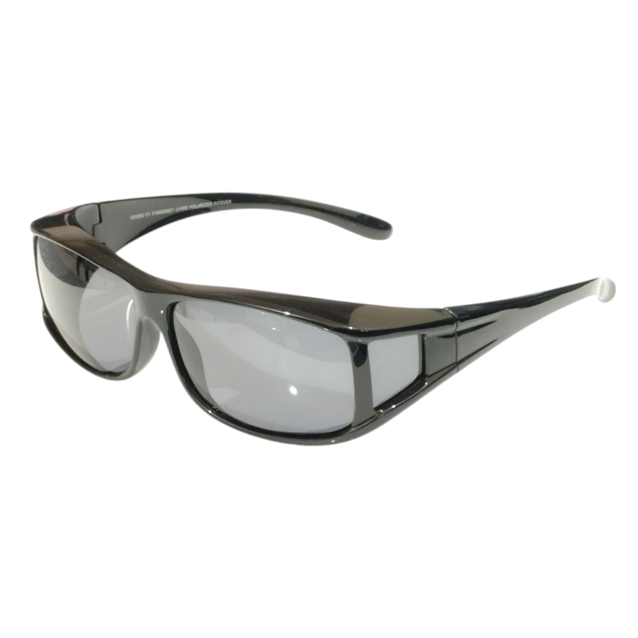 Black Polarized Fitover Sunglasses over the specs Spectacles