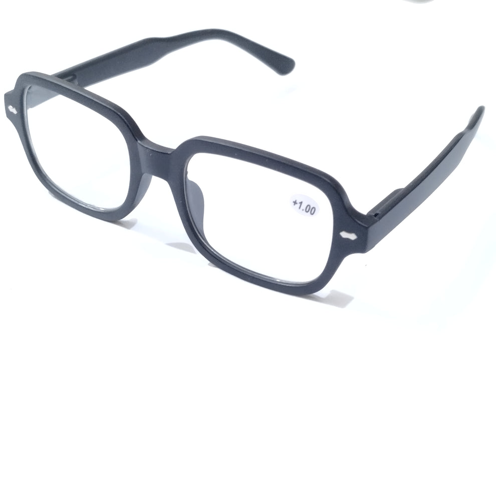 Black Frame Reading Glasses Power +1.00 Plus 1