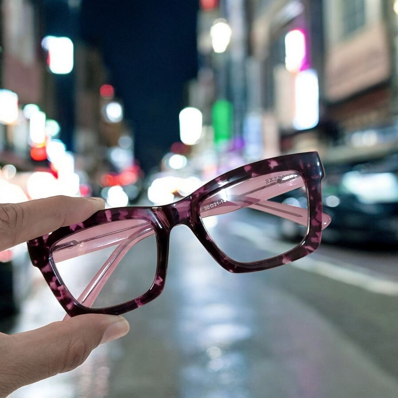 Trendy Purple Glasses for Men and Women Eyeglasses