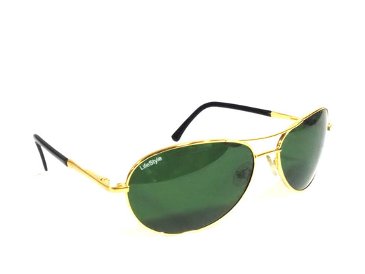 EYESafety Classic Pilot Style Sunglasses with Toughened Glass Lenses