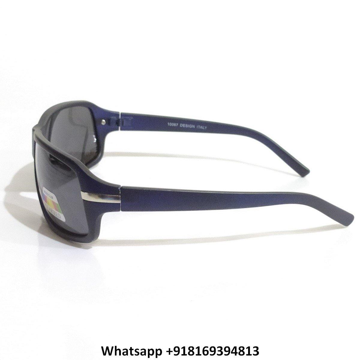 Wraparound Sports Polarized Sunglasses for Men and Women 10067BL ...