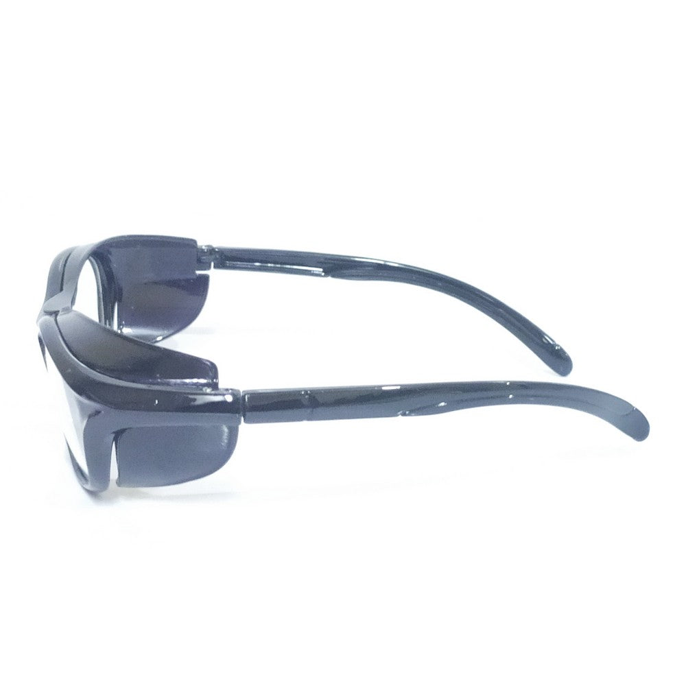Buy Anti Pollen Blue Light Anti Glare Computer Glasses Sports Sunglasses Driving Glasses with Side Shield Grey | Glasses India